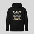 Schwarzer Hoodie mit Spruch „Mi Mi Mi – Halts Maul!“
